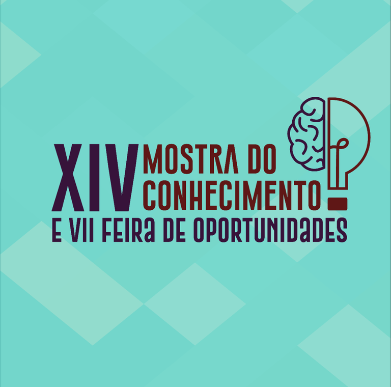 Arte oficial da XIV Mostra do Conhecimento do IFF Bom Jesus do Itabapoana